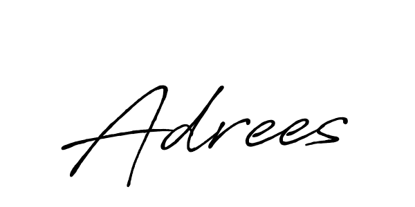 Once you've used our free online signature maker to create your best signature Antro_Vectra_Bolder style, it's time to enjoy all of the benefits that Adrees name signing documents. Adrees signature style 7 images and pictures png