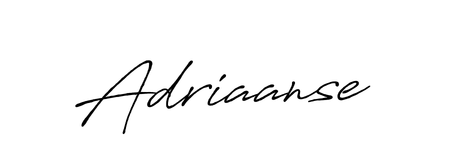 Create a beautiful signature design for name Adriaanse. With this signature (Antro_Vectra_Bolder) fonts, you can make a handwritten signature for free. Adriaanse signature style 7 images and pictures png