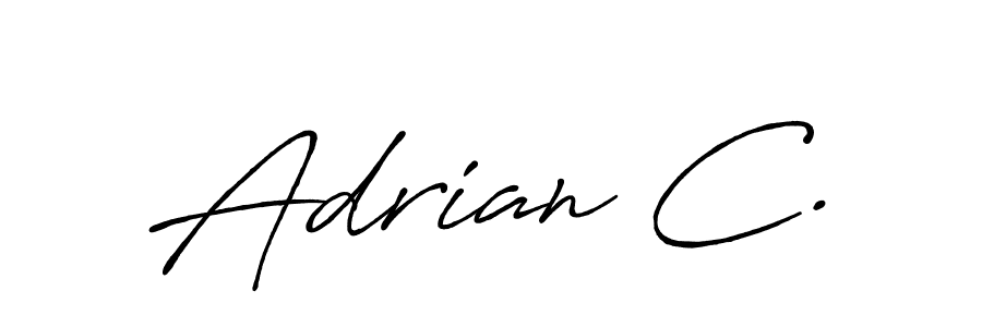 It looks lik you need a new signature style for name Adrian C.. Design unique handwritten (Antro_Vectra_Bolder) signature with our free signature maker in just a few clicks. Adrian C. signature style 7 images and pictures png