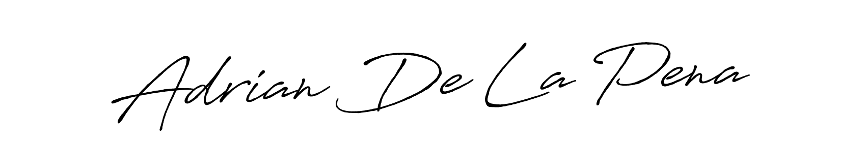 How to make Adrian De La Pena name signature. Use Antro_Vectra_Bolder style for creating short signs online. This is the latest handwritten sign. Adrian De La Pena signature style 7 images and pictures png