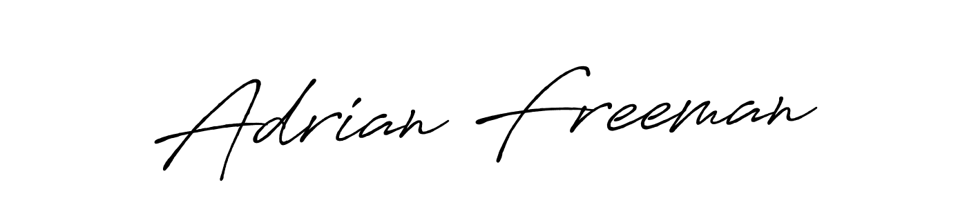 Design your own signature with our free online signature maker. With this signature software, you can create a handwritten (Antro_Vectra_Bolder) signature for name Adrian Freeman. Adrian Freeman signature style 7 images and pictures png