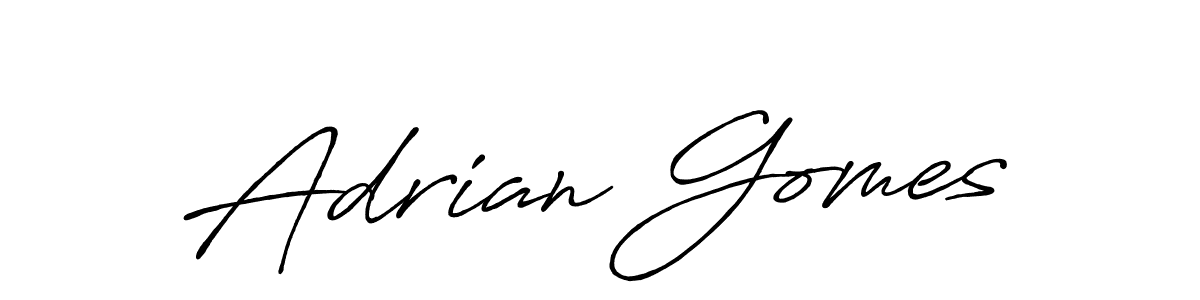 Also we have Adrian Gomes name is the best signature style. Create professional handwritten signature collection using Antro_Vectra_Bolder autograph style. Adrian Gomes signature style 7 images and pictures png