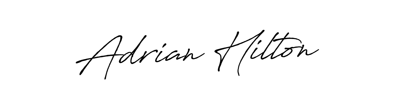 Use a signature maker to create a handwritten signature online. With this signature software, you can design (Antro_Vectra_Bolder) your own signature for name Adrian Hilton. Adrian Hilton signature style 7 images and pictures png