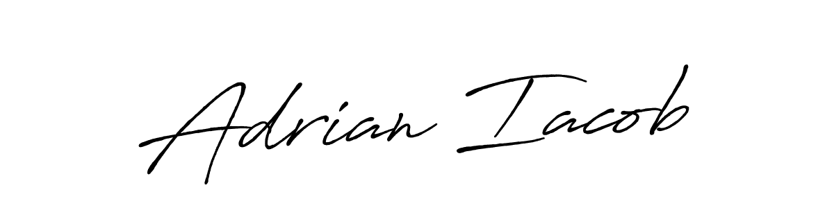 Design your own signature with our free online signature maker. With this signature software, you can create a handwritten (Antro_Vectra_Bolder) signature for name Adrian Iacob. Adrian Iacob signature style 7 images and pictures png