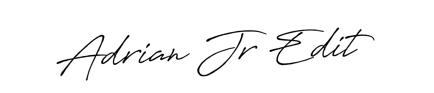 Make a beautiful signature design for name Adrian Jr Edit. Use this online signature maker to create a handwritten signature for free. Adrian Jr Edit signature style 7 images and pictures png