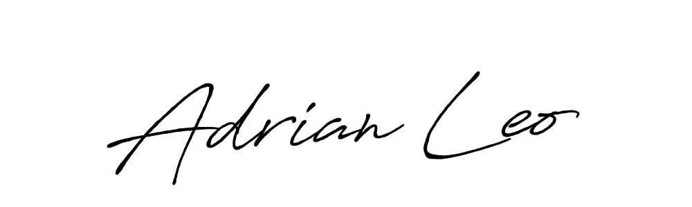 Antro_Vectra_Bolder is a professional signature style that is perfect for those who want to add a touch of class to their signature. It is also a great choice for those who want to make their signature more unique. Get Adrian Leo name to fancy signature for free. Adrian Leo signature style 7 images and pictures png