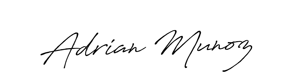 if you are searching for the best signature style for your name Adrian Munoz. so please give up your signature search. here we have designed multiple signature styles  using Antro_Vectra_Bolder. Adrian Munoz signature style 7 images and pictures png