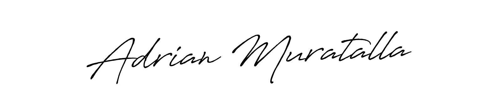 How to make Adrian Muratalla name signature. Use Antro_Vectra_Bolder style for creating short signs online. This is the latest handwritten sign. Adrian Muratalla signature style 7 images and pictures png