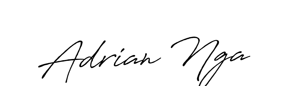Make a beautiful signature design for name Adrian Nga. Use this online signature maker to create a handwritten signature for free. Adrian Nga signature style 7 images and pictures png