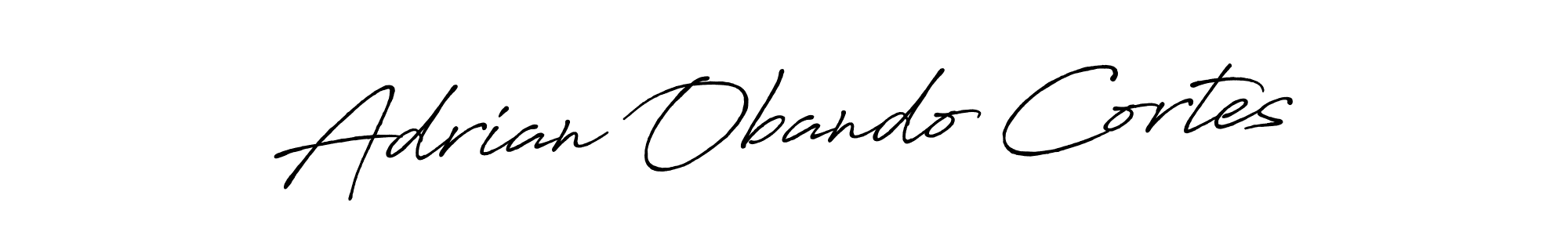 Also we have Adrian Obando Cortes name is the best signature style. Create professional handwritten signature collection using Antro_Vectra_Bolder autograph style. Adrian Obando Cortes signature style 7 images and pictures png