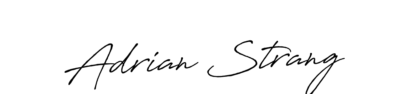 Make a beautiful signature design for name Adrian Strang. Use this online signature maker to create a handwritten signature for free. Adrian Strang signature style 7 images and pictures png