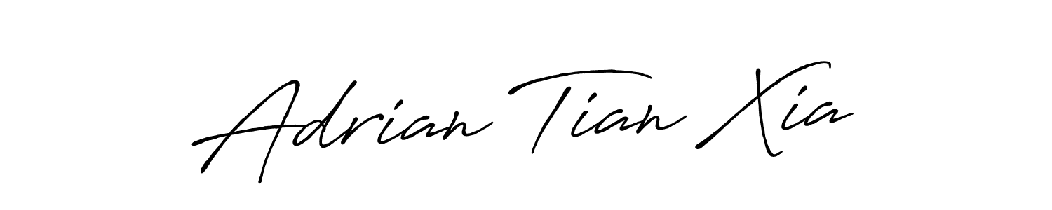 Also You can easily find your signature by using the search form. We will create Adrian Tian Xia name handwritten signature images for you free of cost using Antro_Vectra_Bolder sign style. Adrian Tian Xia signature style 7 images and pictures png