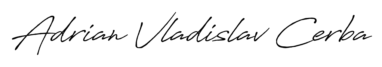 Create a personalized artistic stamp with Adrian Vladislav Cerba in Antro_Vectra_Bolder font. Perfect for visual artists, designers, and influencers. Adrian Vladislav Cerba signature style 7 images and pictures png