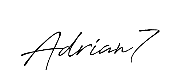 Also we have Adrian7 name is the best signature style. Create professional handwritten signature collection using Antro_Vectra_Bolder autograph style. Adrian7 signature style 7 images and pictures png