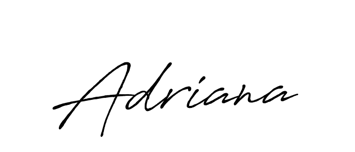 Create a beautiful signature design for name Adriana. With this signature (Antro_Vectra_Bolder) fonts, you can make a handwritten signature for free. Adriana signature style 7 images and pictures png