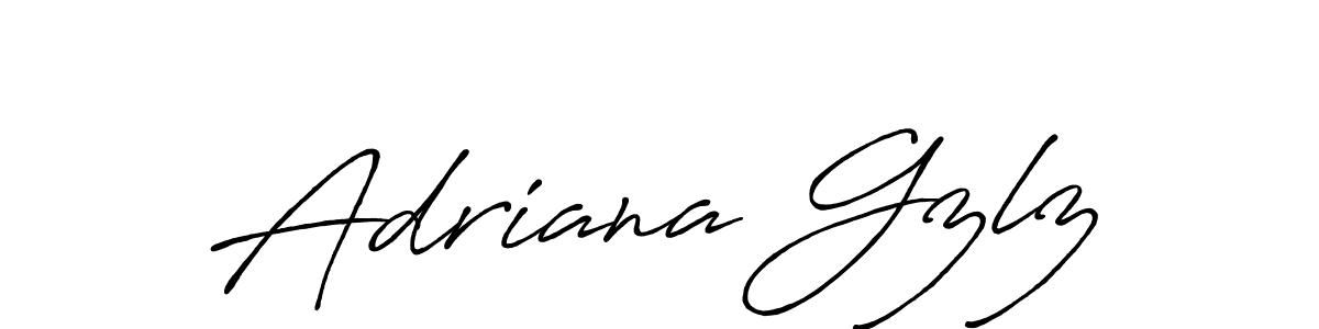 Also we have Adriana Gzlz name is the best signature style. Create professional handwritten signature collection using Antro_Vectra_Bolder autograph style. Adriana Gzlz signature style 7 images and pictures png