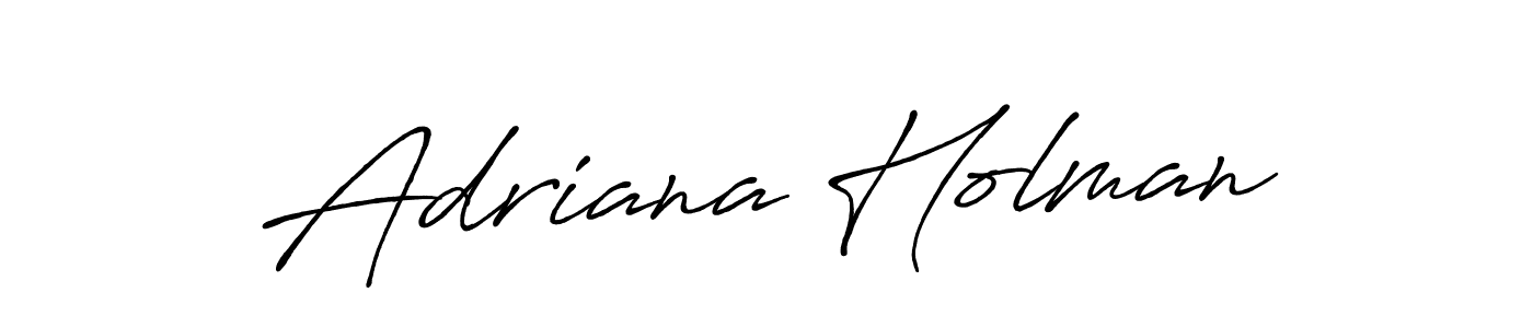 Similarly Antro_Vectra_Bolder is the best handwritten signature design. Signature creator online .You can use it as an online autograph creator for name Adriana Holman. Adriana Holman signature style 7 images and pictures png