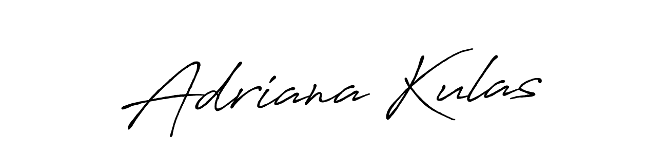 Adriana Kulas stylish signature style. Best Handwritten Sign (Antro_Vectra_Bolder) for my name. Handwritten Signature Collection Ideas for my name Adriana Kulas. Adriana Kulas signature style 7 images and pictures png