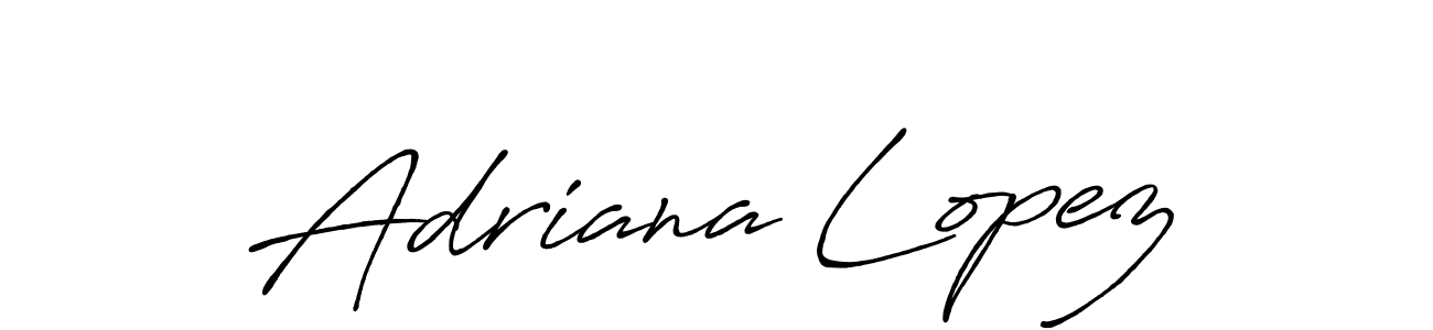 Also You can easily find your signature by using the search form. We will create Adriana Lopez name handwritten signature images for you free of cost using Antro_Vectra_Bolder sign style. Adriana Lopez signature style 7 images and pictures png