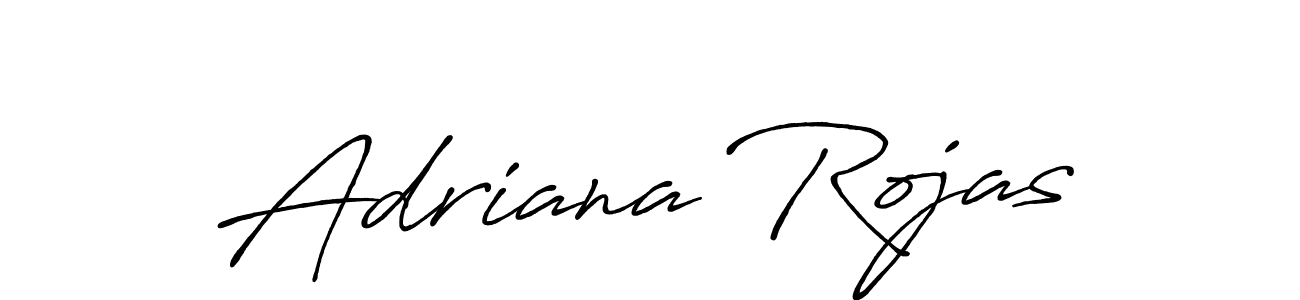 How to make Adriana Rojas name signature. Use Antro_Vectra_Bolder style for creating short signs online. This is the latest handwritten sign. Adriana Rojas signature style 7 images and pictures png