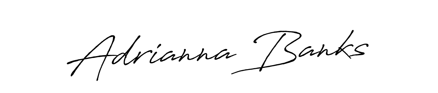 Use a signature maker to create a handwritten signature online. With this signature software, you can design (Antro_Vectra_Bolder) your own signature for name Adrianna Banks. Adrianna Banks signature style 7 images and pictures png