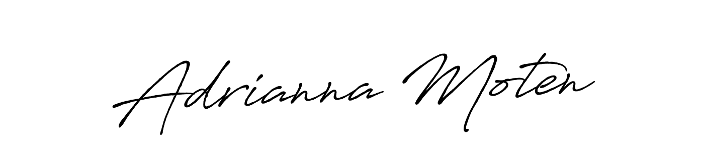 The best way (Antro_Vectra_Bolder) to make a short signature is to pick only two or three words in your name. The name Adrianna Moten include a total of six letters. For converting this name. Adrianna Moten signature style 7 images and pictures png