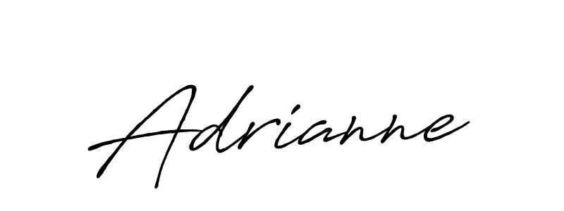 Create a beautiful signature design for name Adrianne. With this signature (Antro_Vectra_Bolder) fonts, you can make a handwritten signature for free. Adrianne signature style 7 images and pictures png