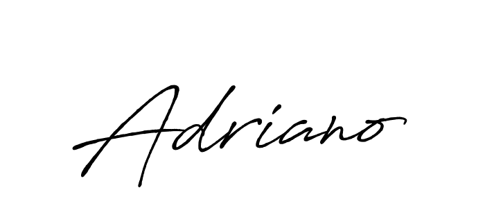 Make a beautiful signature design for name Adriano. With this signature (Antro_Vectra_Bolder) style, you can create a handwritten signature for free. Adriano signature style 7 images and pictures png