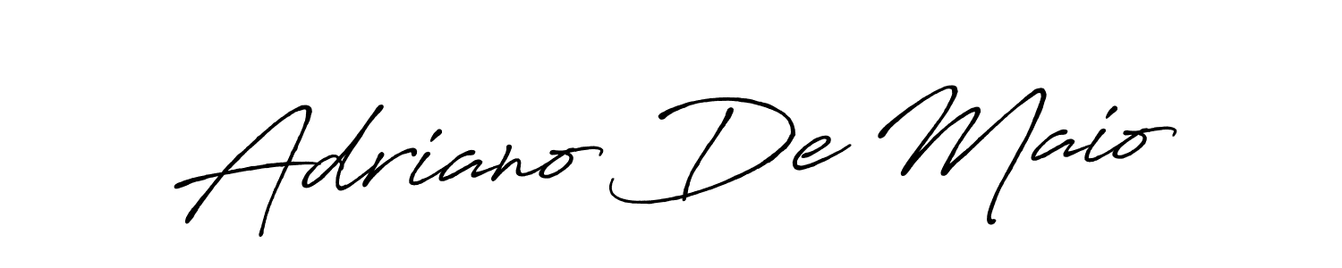Antro_Vectra_Bolder is a professional signature style that is perfect for those who want to add a touch of class to their signature. It is also a great choice for those who want to make their signature more unique. Get Adriano De Maio name to fancy signature for free. Adriano De Maio signature style 7 images and pictures png