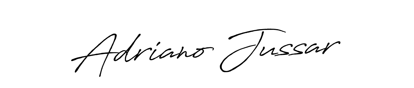 Also we have Adriano Jussar name is the best signature style. Create professional handwritten signature collection using Antro_Vectra_Bolder autograph style. Adriano Jussar signature style 7 images and pictures png