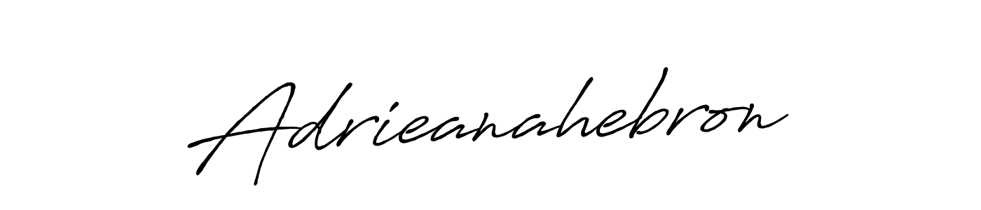 Also we have Adrieanahebron name is the best signature style. Create professional handwritten signature collection using Antro_Vectra_Bolder autograph style. Adrieanahebron signature style 7 images and pictures png