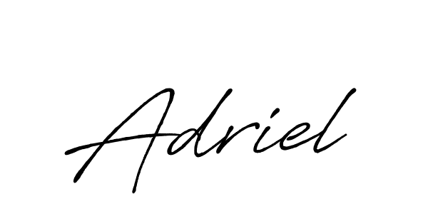 The best way (Antro_Vectra_Bolder) to make a short signature is to pick only two or three words in your name. The name Adriel include a total of six letters. For converting this name. Adriel signature style 7 images and pictures png