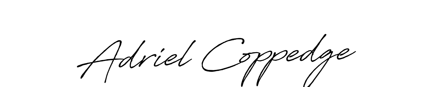 Similarly Antro_Vectra_Bolder is the best handwritten signature design. Signature creator online .You can use it as an online autograph creator for name Adriel Coppedge. Adriel Coppedge signature style 7 images and pictures png