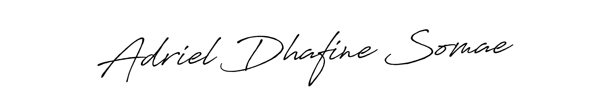 See photos of Adriel Dhafine Somae official signature by Spectra . Check more albums & portfolios. Read reviews & check more about Antro_Vectra_Bolder font. Adriel Dhafine Somae signature style 7 images and pictures png