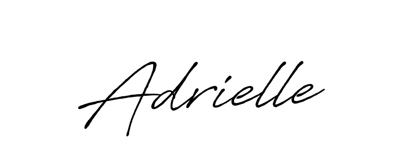 The best way (Antro_Vectra_Bolder) to make a short signature is to pick only two or three words in your name. The name Adrielle include a total of six letters. For converting this name. Adrielle signature style 7 images and pictures png