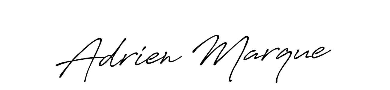 Design your own signature with our free online signature maker. With this signature software, you can create a handwritten (Antro_Vectra_Bolder) signature for name Adrien Marque. Adrien Marque signature style 7 images and pictures png