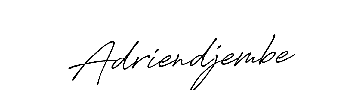 It looks lik you need a new signature style for name Adriendjembe. Design unique handwritten (Antro_Vectra_Bolder) signature with our free signature maker in just a few clicks. Adriendjembe signature style 7 images and pictures png