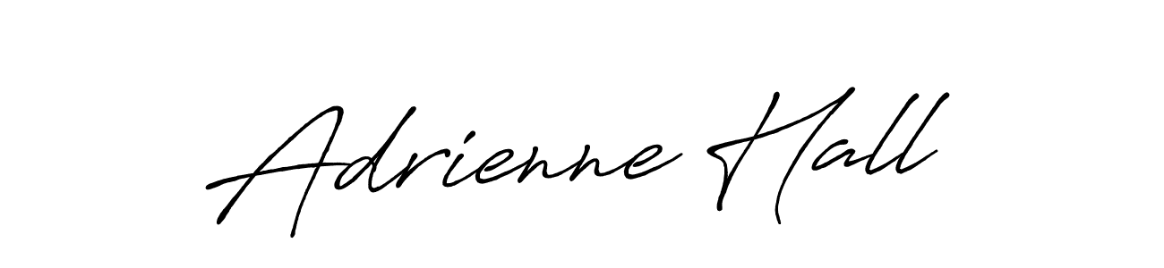 How to make Adrienne Hall name signature. Use Antro_Vectra_Bolder style for creating short signs online. This is the latest handwritten sign. Adrienne Hall signature style 7 images and pictures png