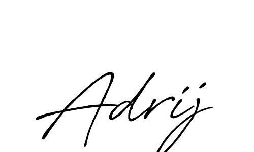 Once you've used our free online signature maker to create your best signature Antro_Vectra_Bolder style, it's time to enjoy all of the benefits that Adrij name signing documents. Adrij signature style 7 images and pictures png