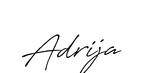 How to make Adrija name signature. Use Antro_Vectra_Bolder style for creating short signs online. This is the latest handwritten sign. Adrija signature style 7 images and pictures png