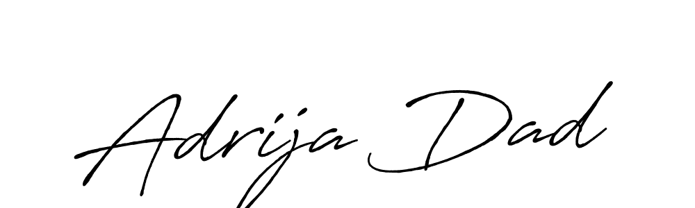 Adrija Dad stylish signature style. Best Handwritten Sign (Antro_Vectra_Bolder) for my name. Handwritten Signature Collection Ideas for my name Adrija Dad. Adrija Dad signature style 7 images and pictures png