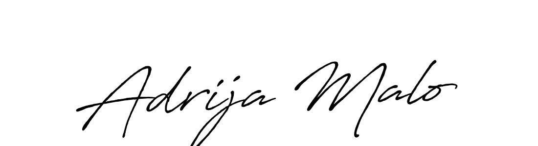 The best way (Antro_Vectra_Bolder) to make a short signature is to pick only two or three words in your name. The name Adrija Malo include a total of six letters. For converting this name. Adrija Malo signature style 7 images and pictures png