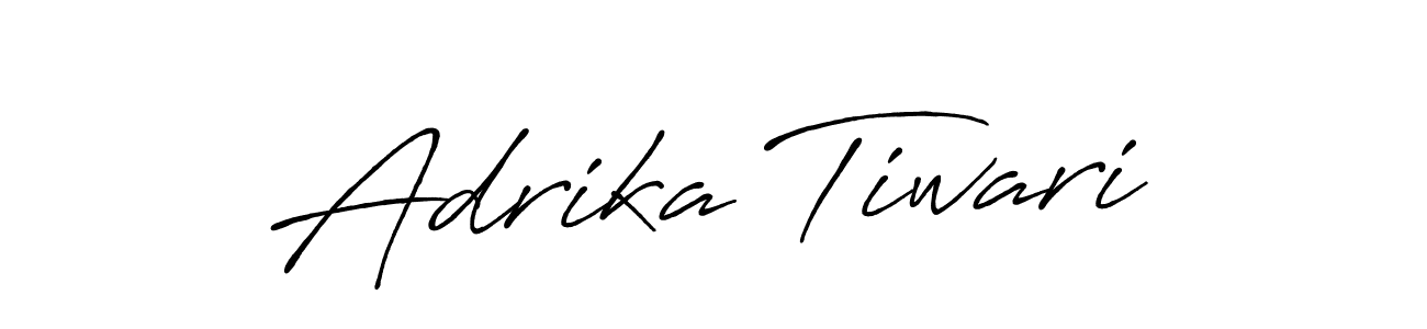 Adrika Tiwari stylish signature style. Best Handwritten Sign (Antro_Vectra_Bolder) for my name. Handwritten Signature Collection Ideas for my name Adrika Tiwari. Adrika Tiwari signature style 7 images and pictures png