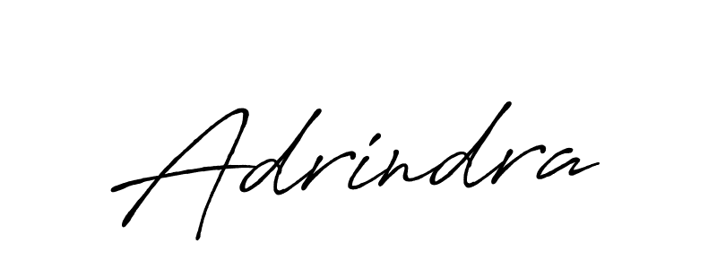 Adrindra stylish signature style. Best Handwritten Sign (Antro_Vectra_Bolder) for my name. Handwritten Signature Collection Ideas for my name Adrindra. Adrindra signature style 7 images and pictures png