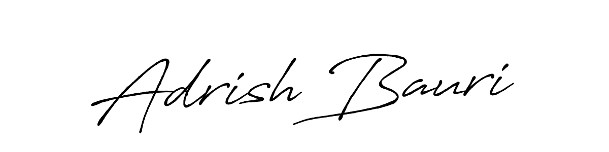 Make a short Adrish Bauri signature style. Manage your documents anywhere anytime using Antro_Vectra_Bolder. Create and add eSignatures, submit forms, share and send files easily. Adrish Bauri signature style 7 images and pictures png