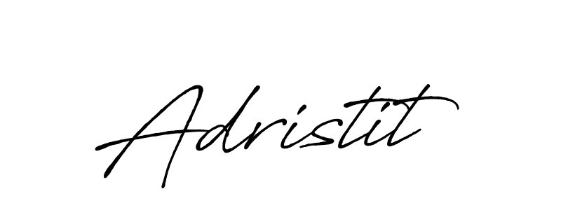 Design your own signature with our free online signature maker. With this signature software, you can create a handwritten (Antro_Vectra_Bolder) signature for name Adristit. Adristit signature style 7 images and pictures png