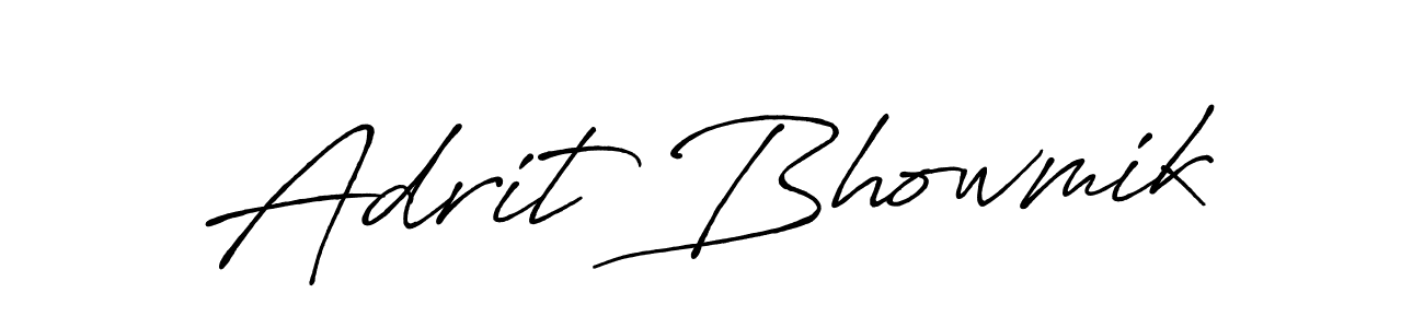 Once you've used our free online signature maker to create your best signature Antro_Vectra_Bolder style, it's time to enjoy all of the benefits that Adrit Bhowmik name signing documents. Adrit Bhowmik signature style 7 images and pictures png