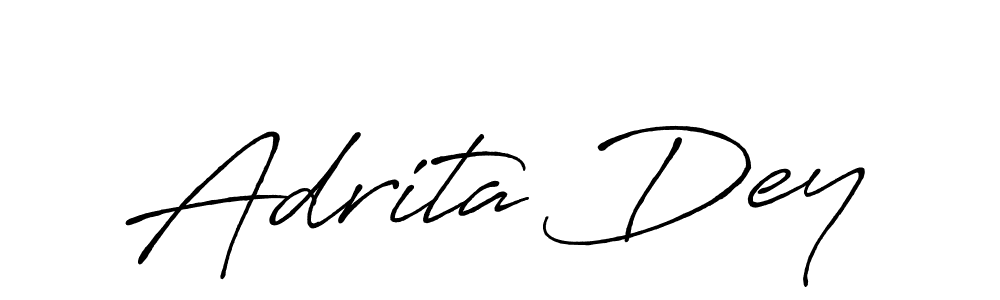 You can use this online signature creator to create a handwritten signature for the name Adrita Dey. This is the best online autograph maker. Adrita Dey signature style 7 images and pictures png