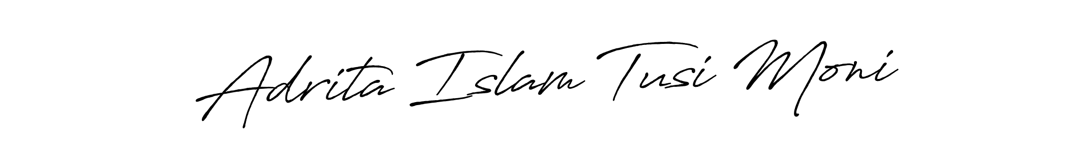 Also You can easily find your signature by using the search form. We will create Adrita Islam Tusi Moni name handwritten signature images for you free of cost using Antro_Vectra_Bolder sign style. Adrita Islam Tusi Moni signature style 7 images and pictures png