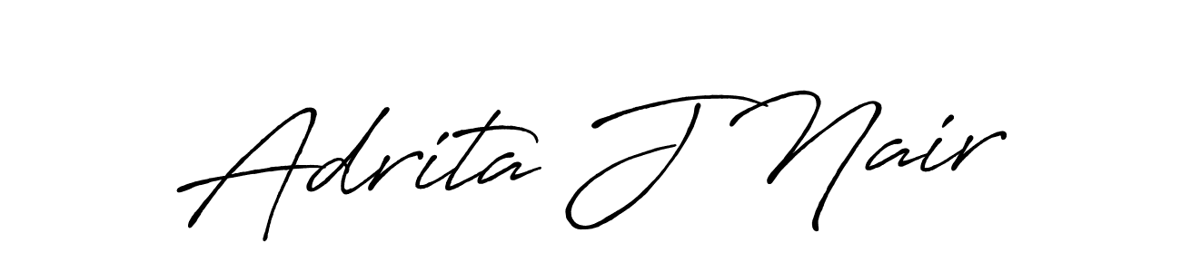 Antro_Vectra_Bolder is a professional signature style that is perfect for those who want to add a touch of class to their signature. It is also a great choice for those who want to make their signature more unique. Get Adrita J Nair name to fancy signature for free. Adrita J Nair signature style 7 images and pictures png